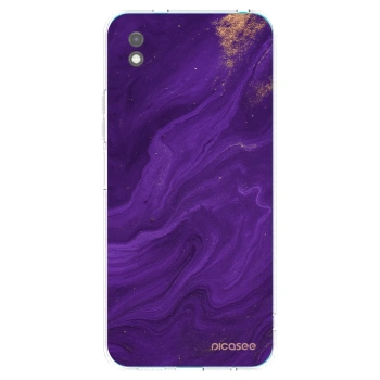 Picasee fekete szilikon tok az alábbi mobiltelefonokra Xiaomi Redmi 9A - Purple