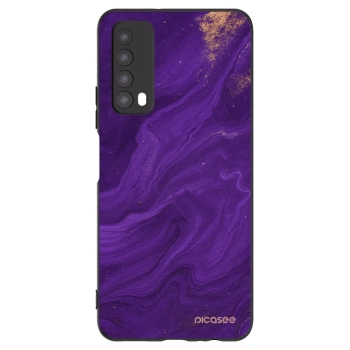 Picasee fekete szilikon tok az alábbi mobiltelefonokra Huawei P Smart 2021 - Purple