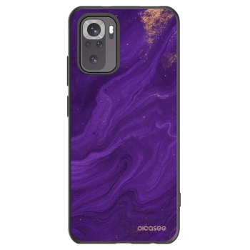 Picasee fekete szilikon tok az alábbi mobiltelefonokra Xiaomi Redmi Note 10 - Purple