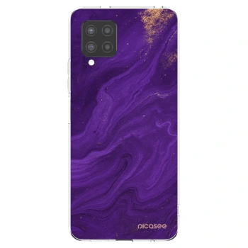 Picasee átlátszó szilikon tok az alábbi mobiltelefonokra Samsung Galaxy A42 A426B - Purple