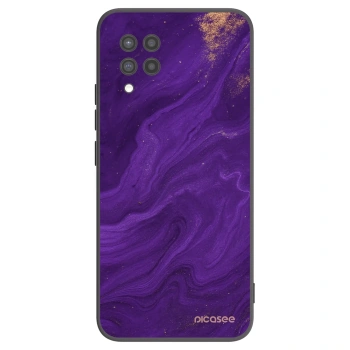 Picasee fekete szilikon tok az alábbi mobiltelefonokra Samsung Galaxy A42 A426B - Purple