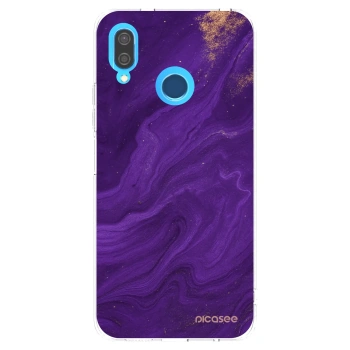 Picasee átlátszó szilikon tok az alábbi mobiltelefonokra Huawei P20 Lite - Purple