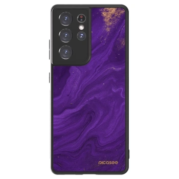 Szilikon tok erre a típusra Samsung Galaxy S21 Ultra 5G G998B - Purple
