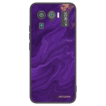 Picasee fekete szilikon tok az alábbi mobiltelefonokra Xiaomi Mi 11 Ultra - Purple