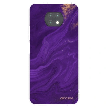 Picasee átlátszó szilikon tok az alábbi mobiltelefonokra Xiaomi Redmi Note 9T - Purple