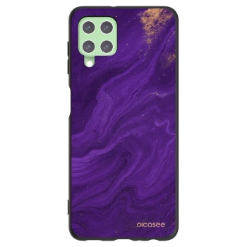 Picasee fekete szilikon tok az alábbi mobiltelefonokra Samsung Galaxy A22 A225F 4G - Purple