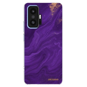 Picasee átlátszó szilikon tok az alábbi mobiltelefonokra Xiaomi 11T - Purple