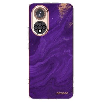 Picasee átlátszó szilikon tok az alábbi mobiltelefonokra Huawei Nova 9 - Purple