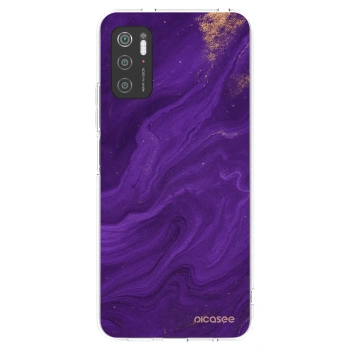 Picasee átlátszó szilikon tok az alábbi mobiltelefonokra Xiaomi Poco M3 Pro 5G - Purple