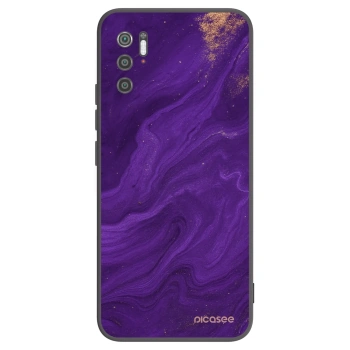 Picasee fekete szilikon tok az alábbi mobiltelefonokra Xiaomi Poco M3 Pro 5G - Purple