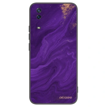 Picasee fekete szilikon tok az alábbi mobiltelefonokra Vivo Y11s - Purple