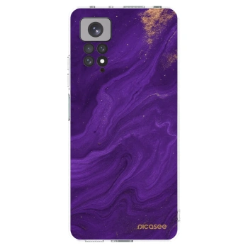 Picasee átlátszó szilikon tok az alábbi mobiltelefonokra Xiaomi Redmi Note 11 - Purple