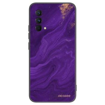 Picasee fekete szilikon tok az alábbi mobiltelefonokra Realme GT Master Edition 5G - Purple