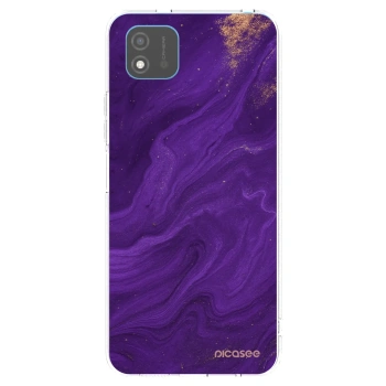 Picasee átlátszó szilikon tok az alábbi mobiltelefonokra Realme C11 (2021) - Purple