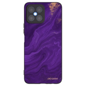 Picasee fekete szilikon tok az alábbi mobiltelefonokra Honor X8 4G - Purple