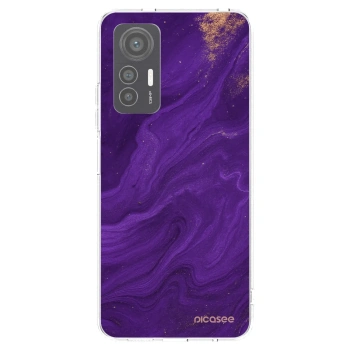 Picasee átlátszó szilikon tok az alábbi mobiltelefonokra Xiaomi 12 Lite - Purple