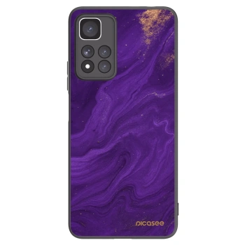 Picasee fekete szilikon tok az alábbi mobiltelefonokra Xiaomi Redmi Note 11 Pro+ 5G - Purple