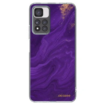 Picasee átlátszó szilikon tok az alábbi mobiltelefonokra Xiaomi Redmi Note 11 Pro+ 5G - Purple