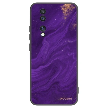 Picasee fekete szilikon tok az alábbi mobiltelefonokra Honor 70 - Purple