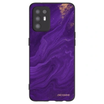 Picasee fekete szilikon tok az alábbi mobiltelefonokra OPPO A94 5G - Purple