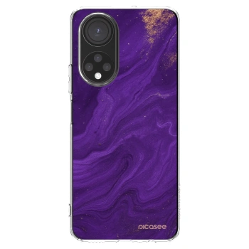 Picasee átlátszó szilikon tok az alábbi mobiltelefonokra Honor X7 - Purple