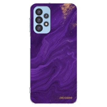 Picasee átlátszó szilikon tok az alábbi mobiltelefonokra Samsung Galaxy A23 A235F 4G - Purple