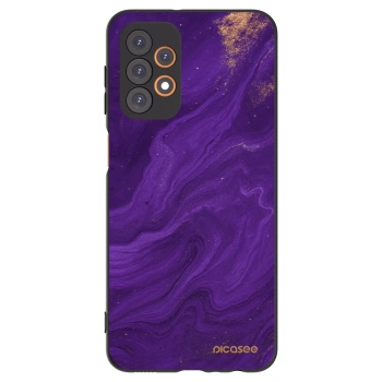 Picasee fekete szilikon tok az alábbi mobiltelefonokra Samsung Galaxy A23 A236B 5G - Purple