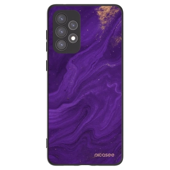 Picasee fekete szilikon tok az alábbi mobiltelefonokra Samsung Galaxy A73 5G - Purple