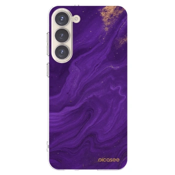 Picasee átlátszó szilikon tok az alábbi mobiltelefonokra Samsung Galaxy S23+ 5G - Purple