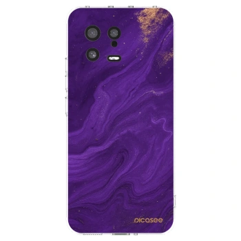 Picasee átlátszó szilikon tok az alábbi mobiltelefonokra Xiaomi 13 - Purple
