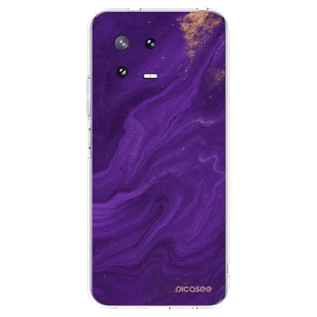 Picasee átlátszó szilikon tok az alábbi mobiltelefonokra Xiaomi 13 Pro - Purple