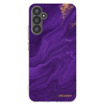 Picasee átlátszó szilikon tok az alábbi mobiltelefonokra Samsung Galaxy A34 5G A346B - Purple
