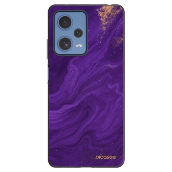 Picasee fekete szilikon tok az alábbi mobiltelefonokra Xiaomi Redmi Note 12 Pro 5G - Purple