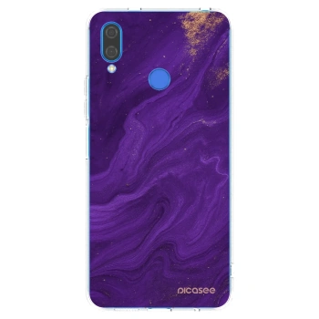 Picasee átlátszó szilikon tok az alábbi mobiltelefonokra Huawei Nova 3i - Purple