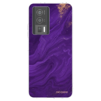 Picasee átlátszó szilikon tok az alábbi mobiltelefonokra Xiaomi Poco F5 Pro 5G - Purple
