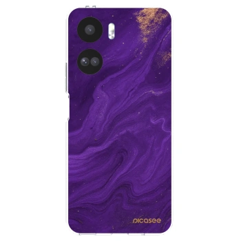Picasee átlátszó szilikon tok az alábbi mobiltelefonokra Honor 90 Lite 5G - Purple