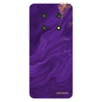 Picasee átlátszó szilikon tok az alábbi mobiltelefonokra Honor Magic4 Lite 5G - Purple