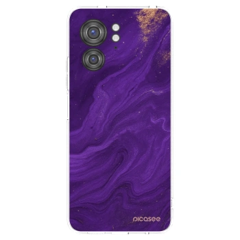 Picasee átlátszó szilikon tok az alábbi mobiltelefonokra Motorola Edge 40 - Purple