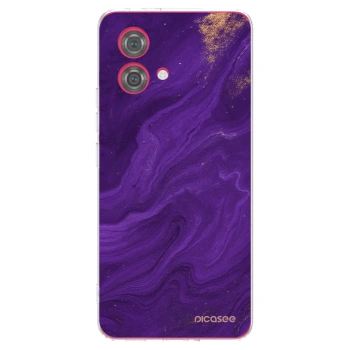 Picasee átlátszó szilikon tok az alábbi mobiltelefonokra Motorola Moto G84 5G - Purple