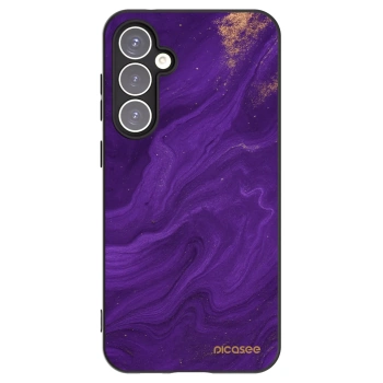 Picasee fekete szilikon tok az alábbi mobiltelefonokra Samsung Galaxy S23 FE S711B - Purple