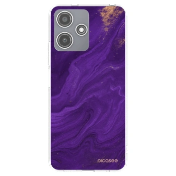 Picasee átlátszó szilikon tok az alábbi mobiltelefonokra Xiaomi Redmi 12 5G - Purple