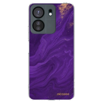 Picasee átlátszó szilikon tok az alábbi mobiltelefonokra Xiaomi Redmi 13C 4G - Purple