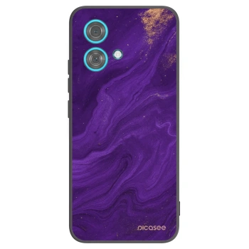Picasee fekete szilikon tok az alábbi mobiltelefonokra Motorola Edge 40 Neo - Purple