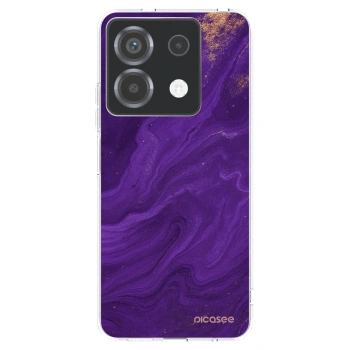 Picasee átlátszó szilikon tok az alábbi mobiltelefonokra Xiaomi Poco X6 - Purple