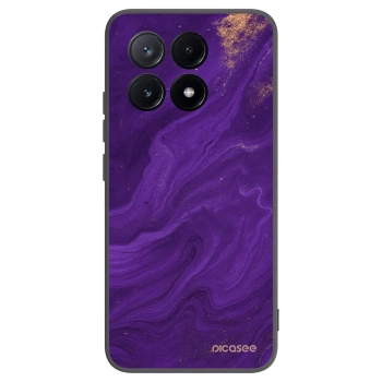 Picasee fekete szilikon tok az alábbi mobiltelefonokra Xiaomi Poco X6 Pro - Purple
