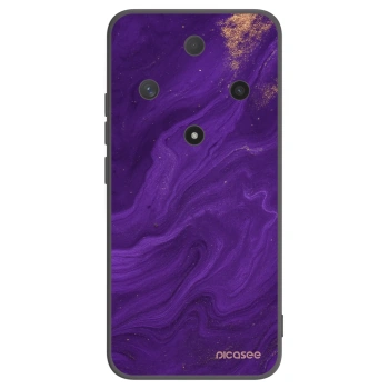 Picasee fekete szilikon tok az alábbi mobiltelefonokra Honor Magic6 Lite 5G - Purple