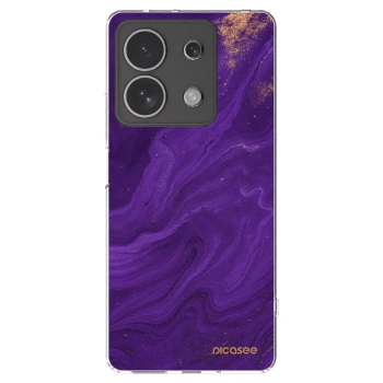 Picasee átlátszó szilikon tok az alábbi mobiltelefonokra Xiaomi Redmi Note 13 4G - Purple