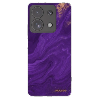 Picasee átlátszó szilikon tok az alábbi mobiltelefonokra Xiaomi Redmi Note 13 Pro 4G - Purple
