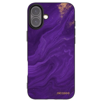 Picasee fekete szilikon tok az alábbi mobiltelefonokra Apple iPhone 16 Plus - Purple