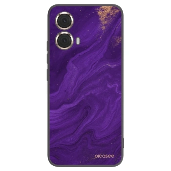 Picasee fekete szilikon tok az alábbi mobiltelefonokra Motorola Moto G85 - Purple